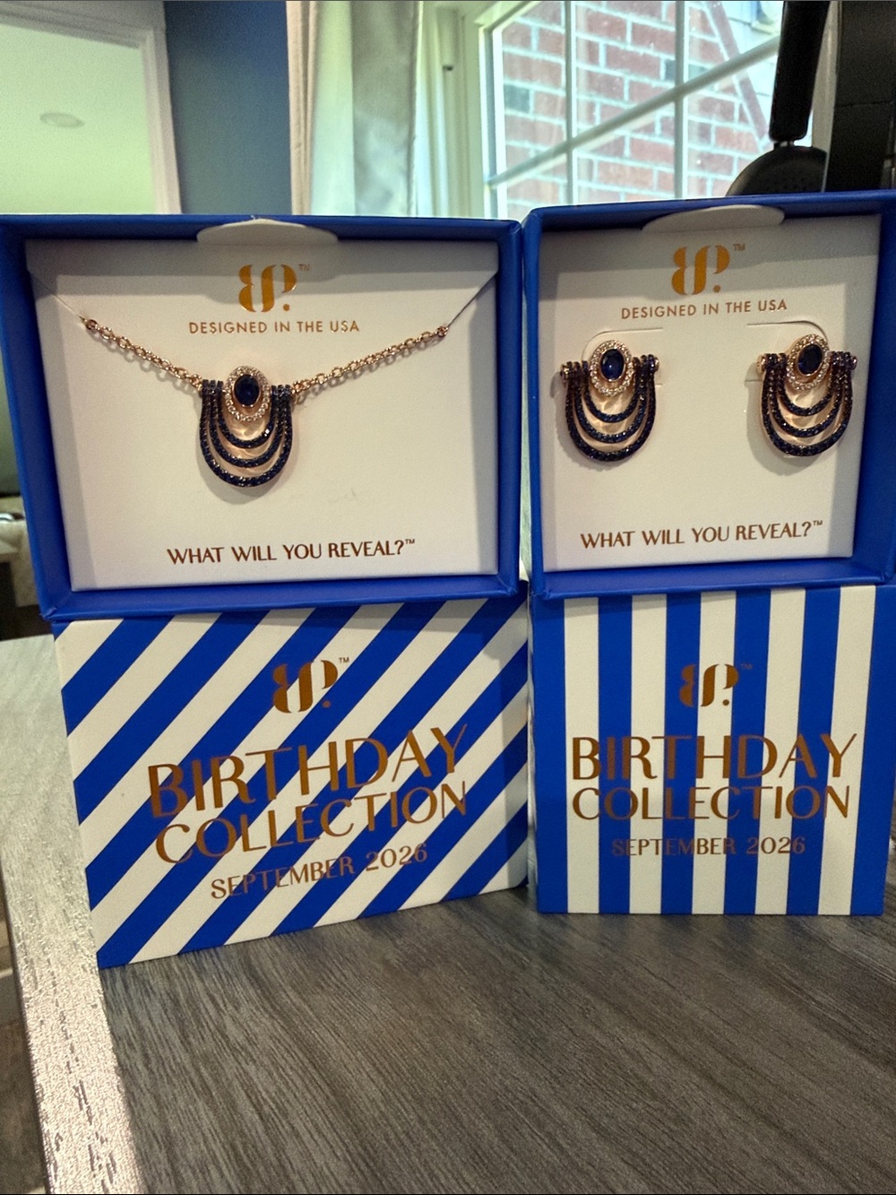 SET! BP Sept 26 Birthday Earring & Necklace